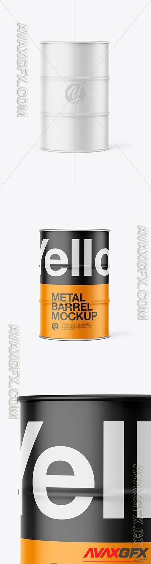 Matte Metal Barrel Mockup 46362 TIF