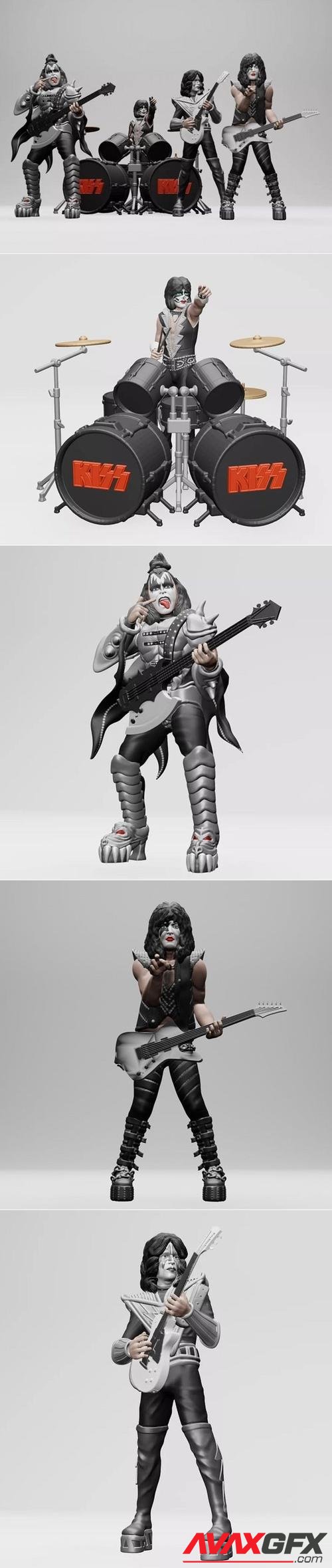 Kiss Music Complet – 3D Print