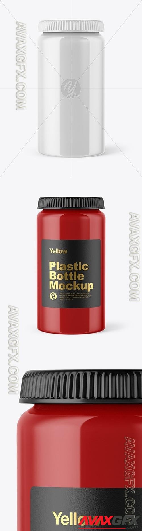 Glossy Plastic Bottle Mockup 46824 TIF