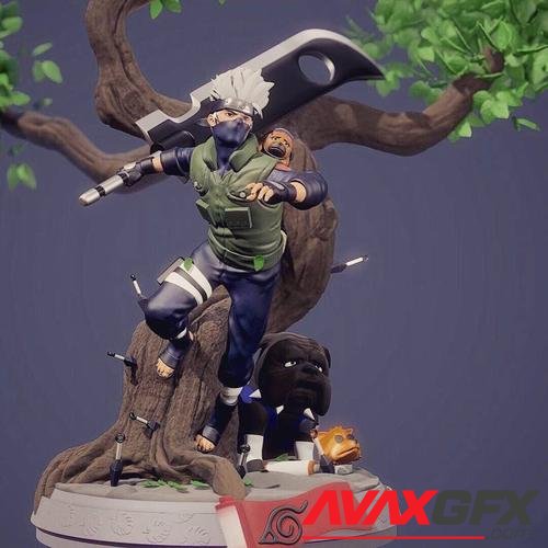 Kakashi Hatake Tree – 3D Print