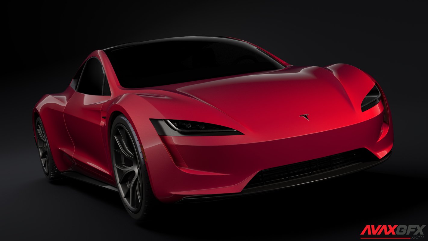 Tesla Roadster 2020 3D