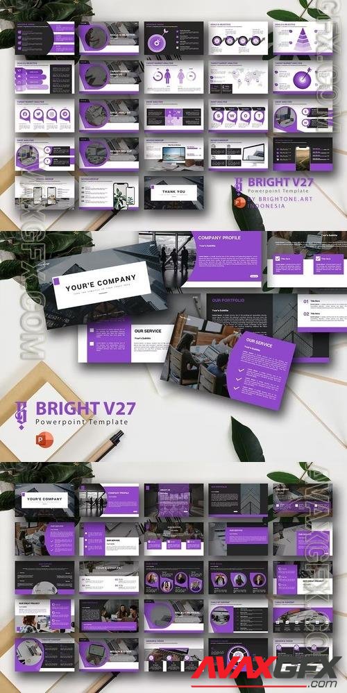 Bright V27 - Powerpoint Template