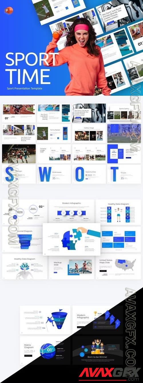 Sportime Sport PowerPoint Template