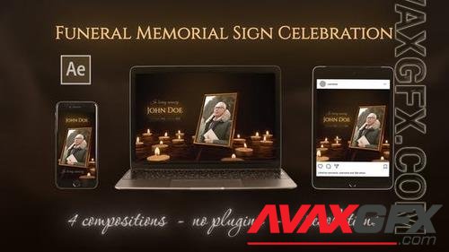 Funeral Memorial Sign Celebration 38453788
