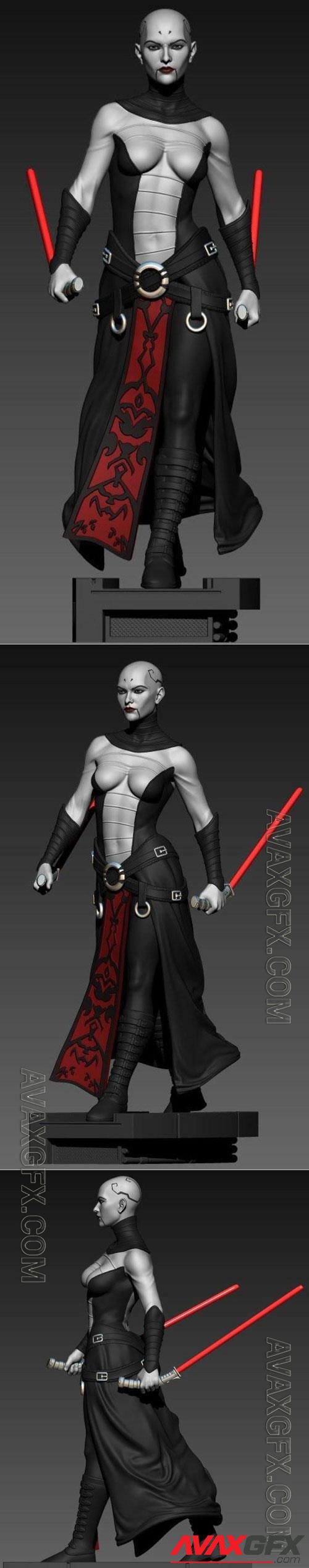 Asaj Ventress 3D STL