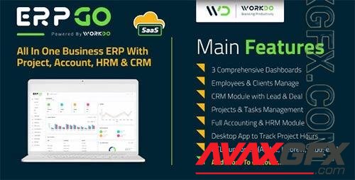 CodeCanyon - ERPGo SaaS v3.1 NULLED - All In One Business ERP With Project, Account, HRM & CRM - 33263426