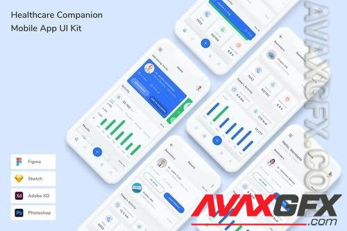 Healthcare Companion Mobile App UI Kit