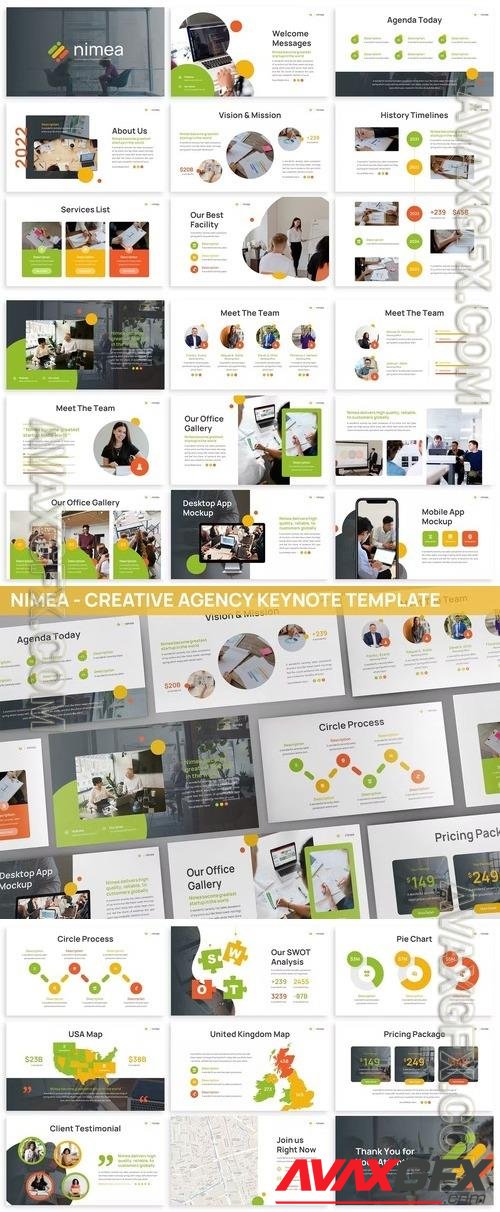 Nimea - Creative Agency Keynote Template