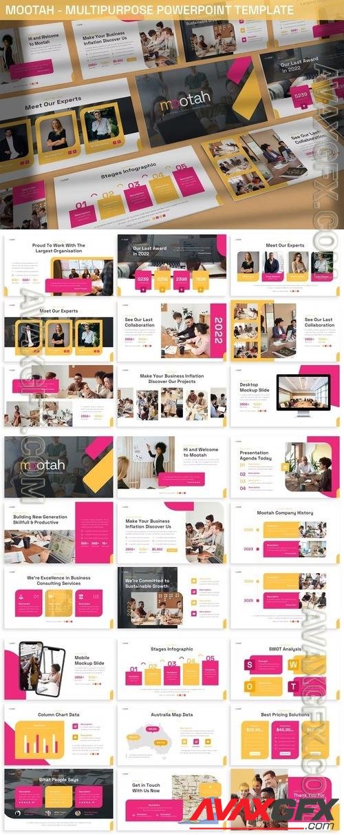 Mootah - Multipurpose Powerpoint Template