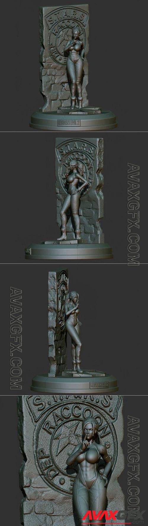 Resident Evil - Claire Redfield 3D STL