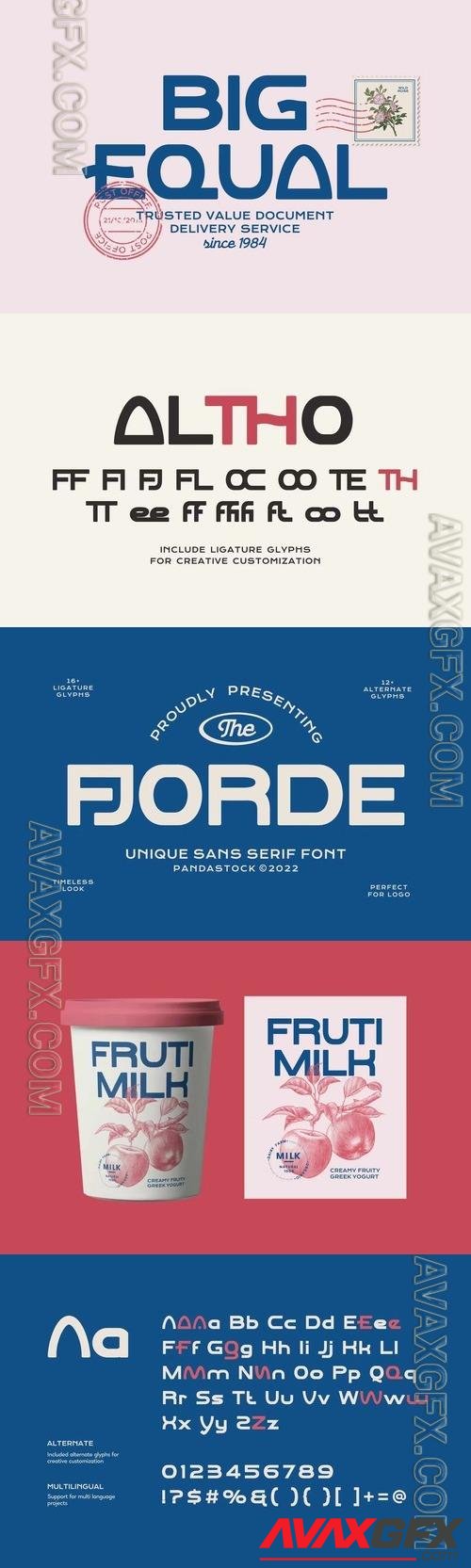 Fjorde Fun Sans Serif Fonts ZWQYNLS