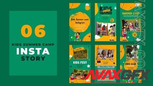 Kids Summercamp Instagram Stories Template Pack 38557778