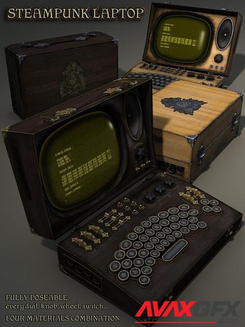 Steampunk Laptop