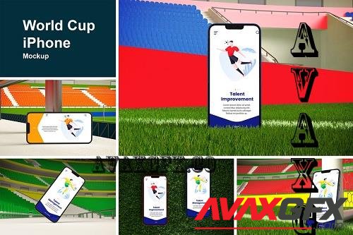 World Cup iPhone Mockup - 7336593