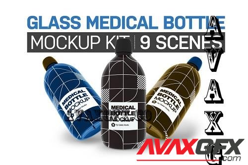 Glass Medical Bottle Kit - 7333348