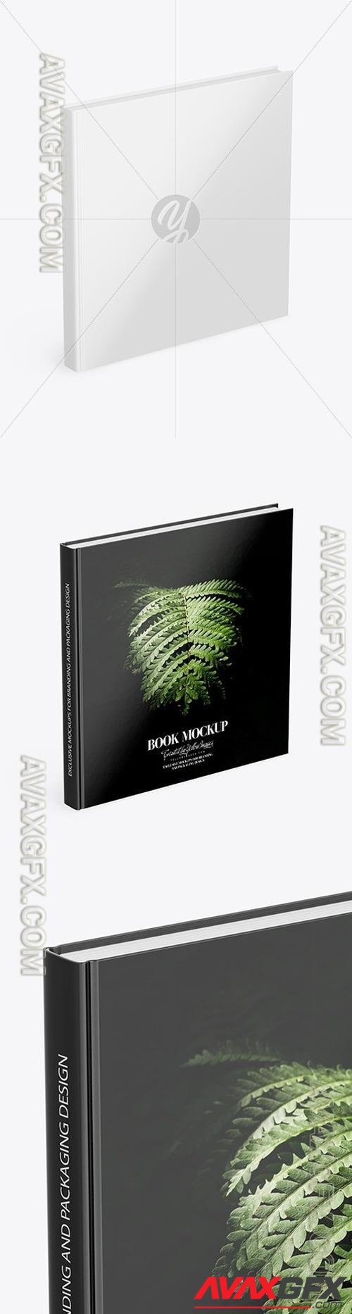 Book w/ Glossy Cover Mockup - High Angle View 48163 TIF