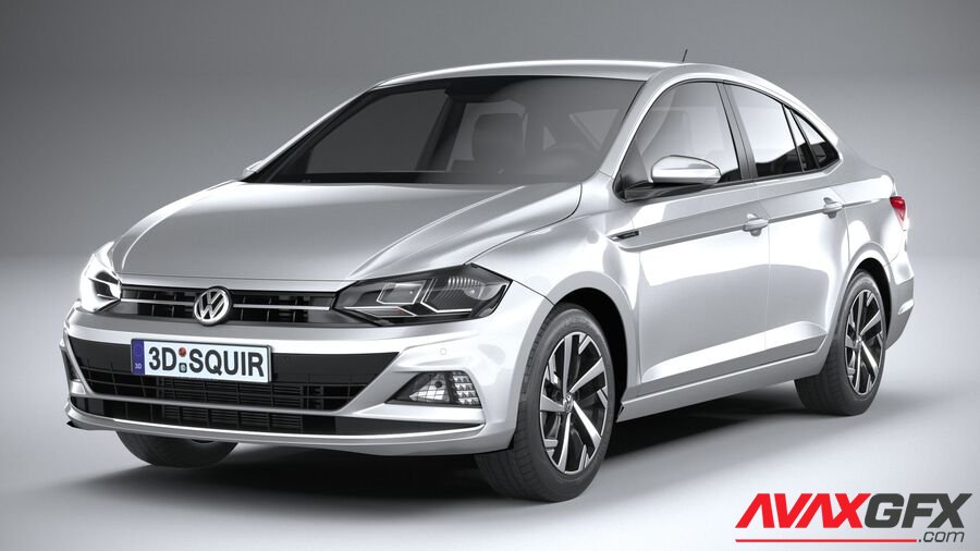 Volkswagen Polo Virtus 2018-2020 3D