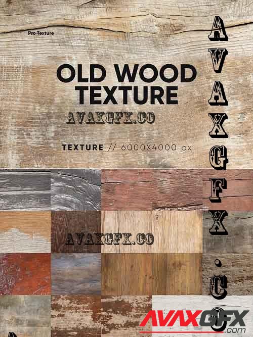 20 Old Wood Texture HQ - 7374015