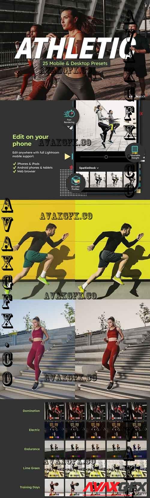 25 Athletic Lightroom Presets LUTs - 7368379