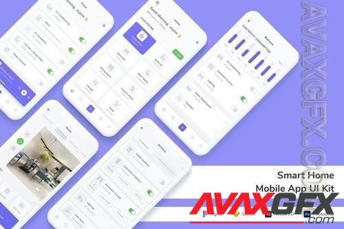 Smart Home Mobile App UI Kit