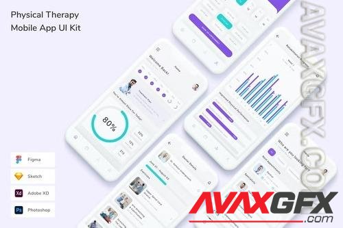 Physical Therapy Mobile App UI Kit