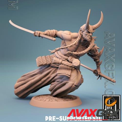 Samurai Demon 3D Print