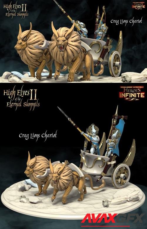 Crag Lion Chariot – 3D Print