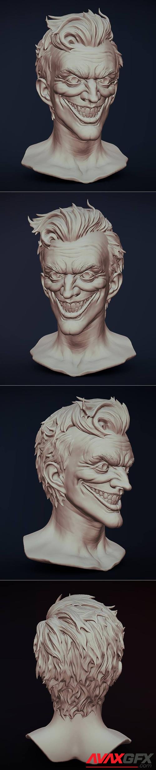 Joker Head – 3D Print