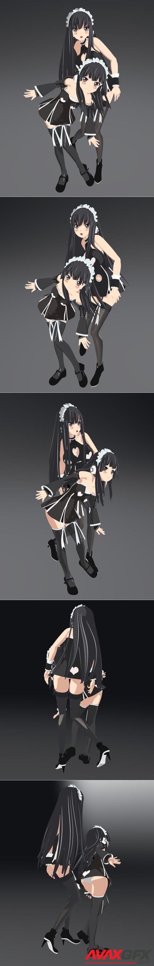 Original Anime Girls – 3D Print