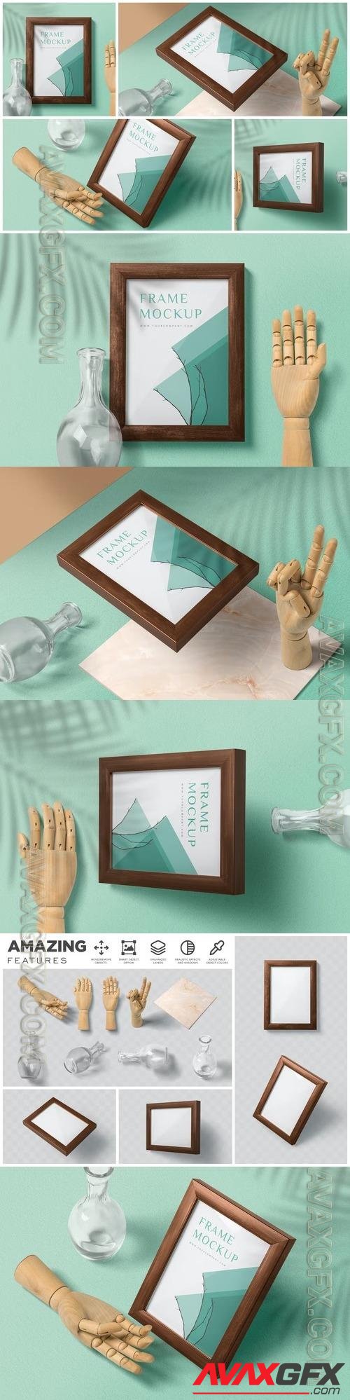 7x5 inches Frame Mockups