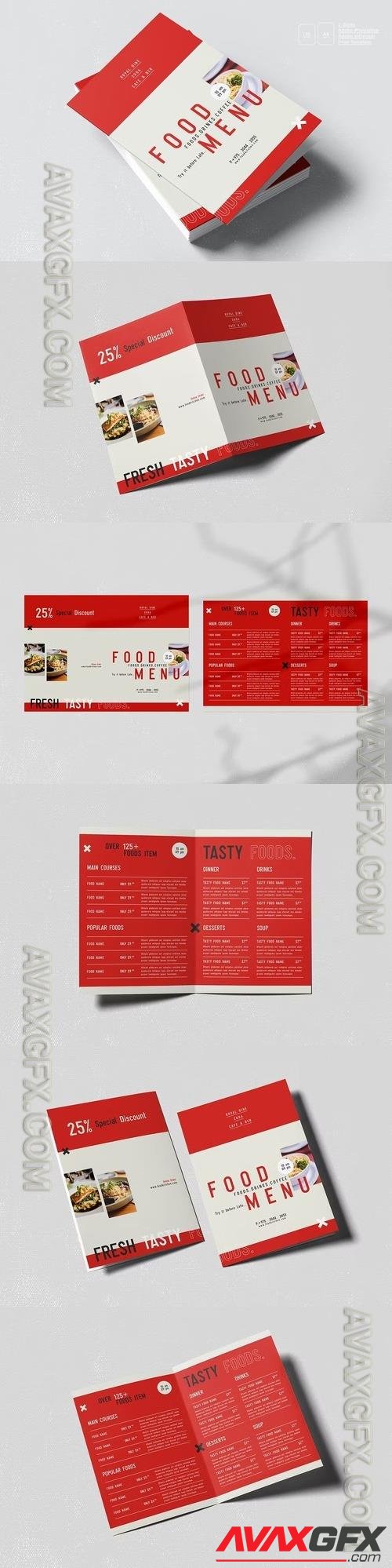 Bifold Food Menu