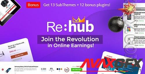 ThemeForest - REHub v17.9.8 - Price Comparison, Multi Vendor Marketplace Wordpress Theme - 7646339 - NULLED