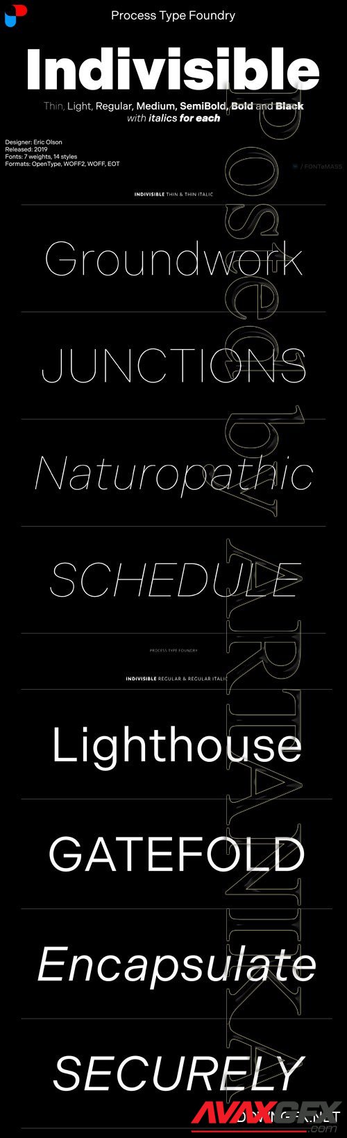 Indivisible Typeface Font Family