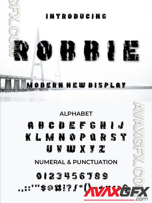 ROBBIE Font FXSZFMR