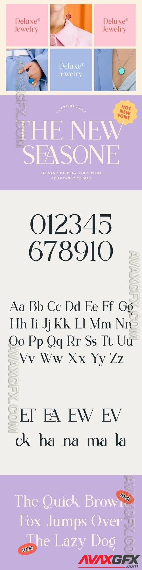 The New Seasone - Elegant Display Serif 29HBRKW