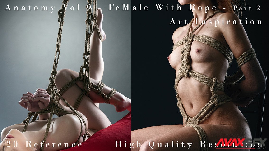 Anatomy Vol 9 – Female With Rope Part 2 - Art Inspiration