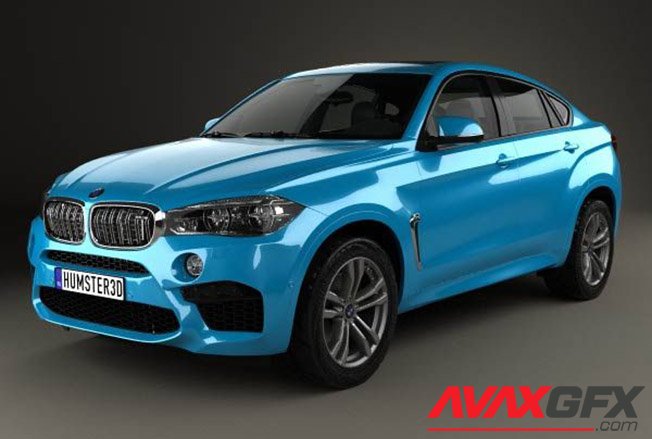 BMW X6 M 2014 3D