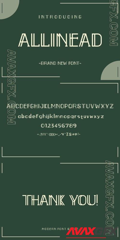 Allinead font Q99ATEX