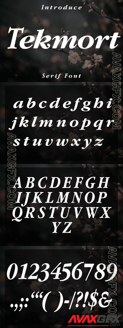 Tekmort Serif Font CH8QJKJ