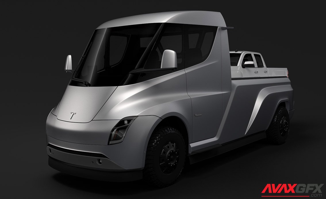 Tesla Pickup 2020 3D