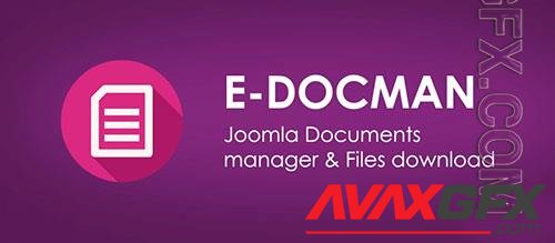 EDocman v1.23.0 - Joomla Download Manager - Documents Management