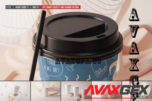 Takeaway Paper Coffee Cup Mockup