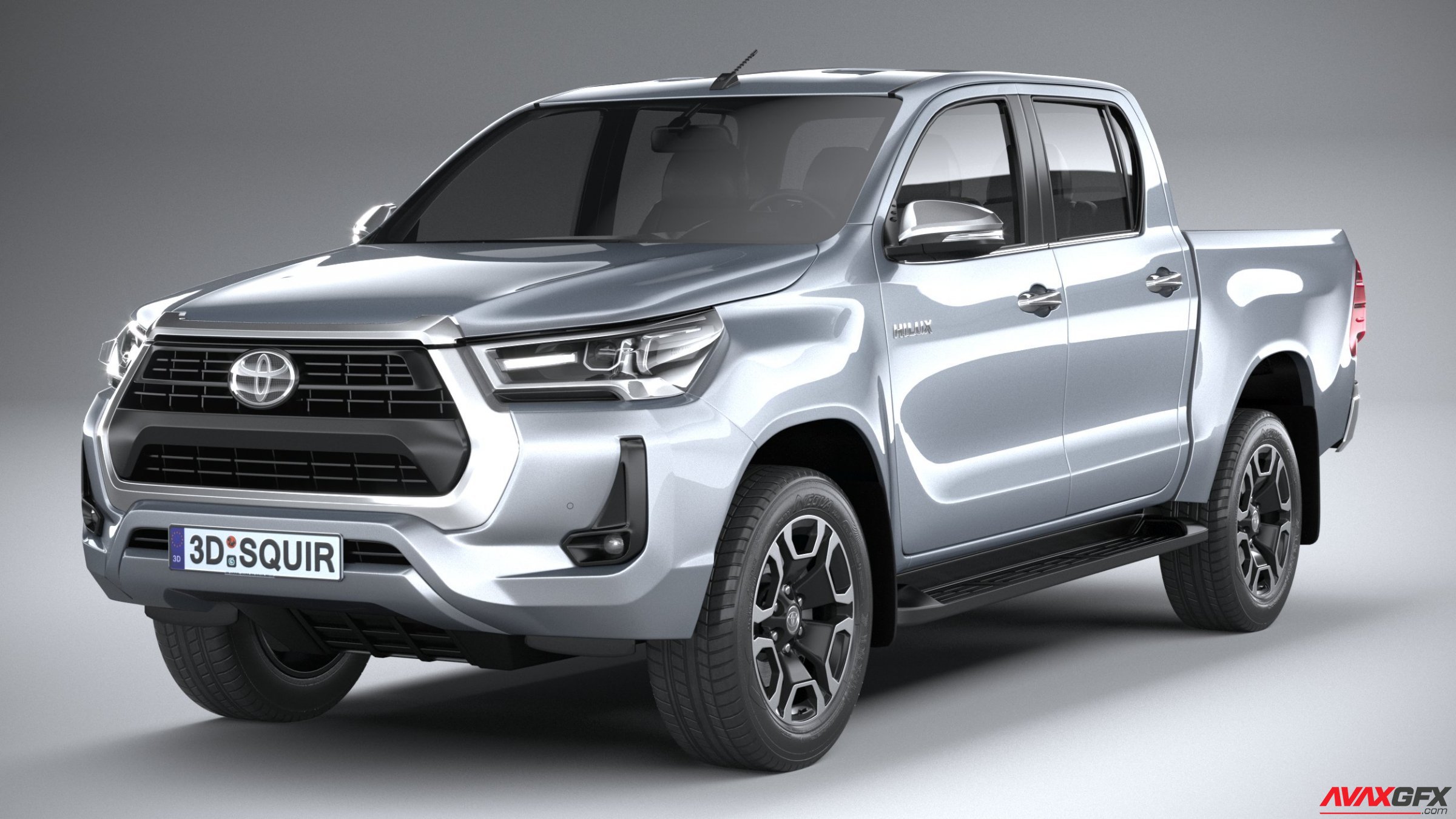 Toyota Hilux Double Cab 2021 3D