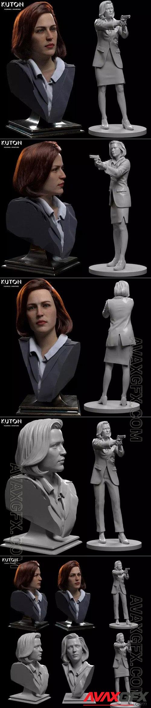 Scully - XFiles 3D Print