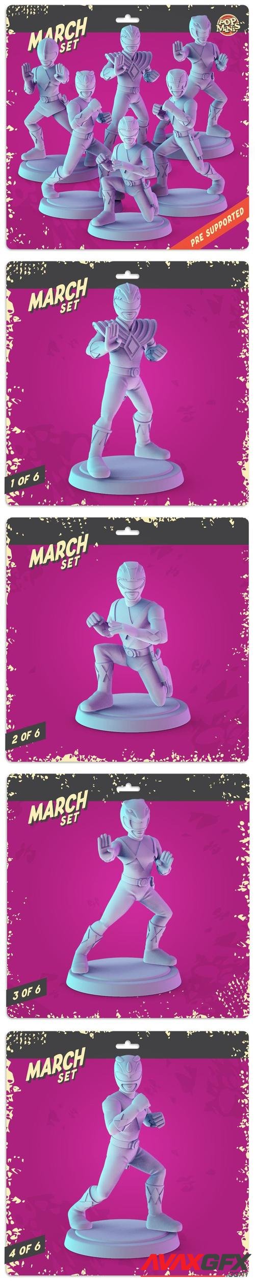 Pop Minis March 2022 Set – 3D Print