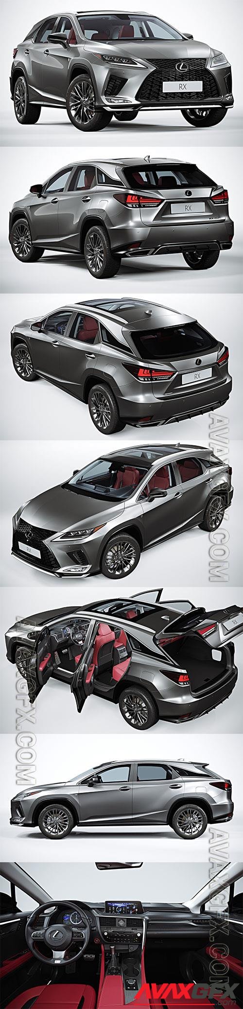 Lexus RX 2020 3D Model