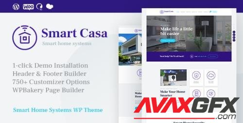 ThemeForest - Smart Casa v1.0.5 - Home Automation & Technologies WordPress Theme - 22077415