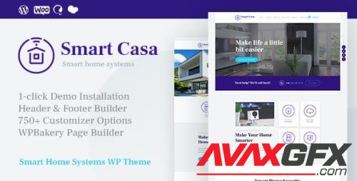ThemeForest - Smart Casa v1.0.4 - Home Automation & Technologies WordPress Theme - 22077415