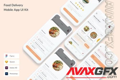 Food Delivery Mobile App UI Kit 5X74RF4