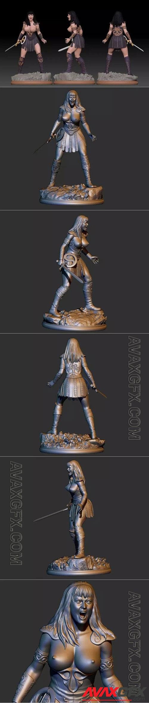 Xena-Warrior Princess 3D Print